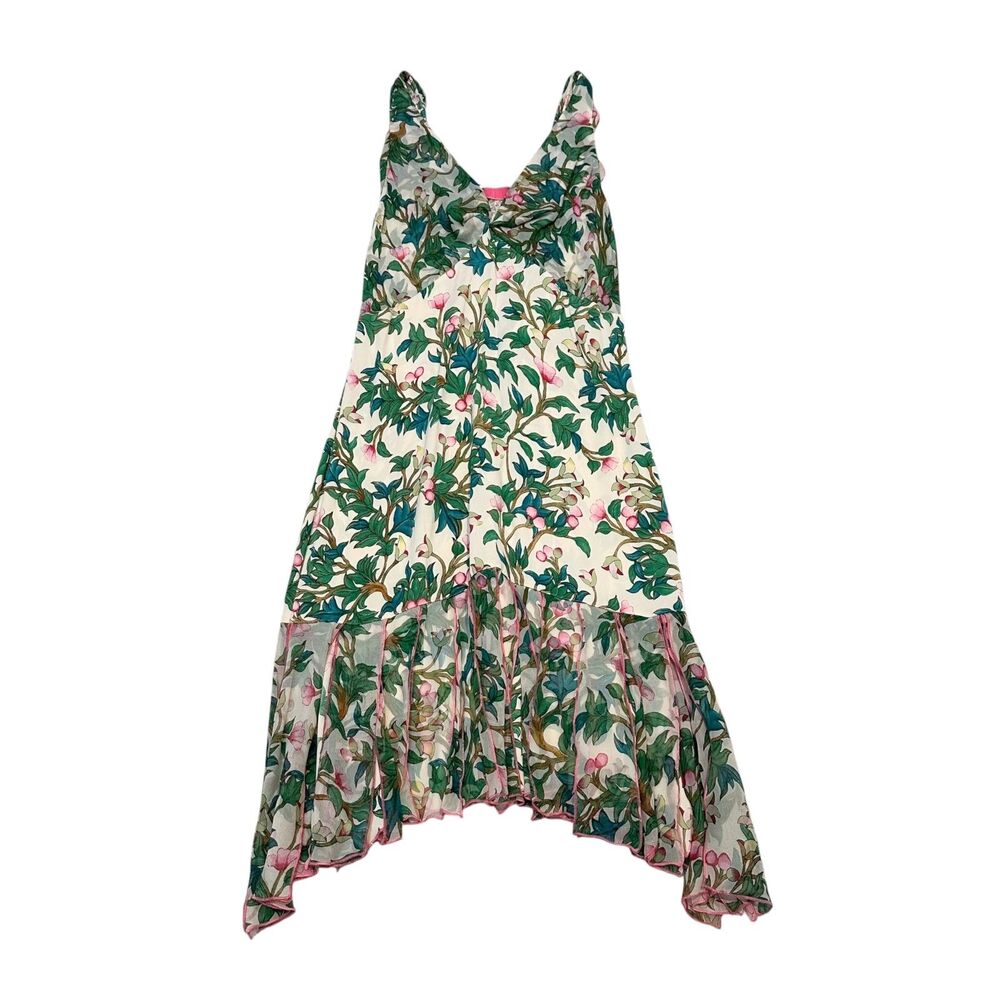 Diane Von Furstenberg Floral Silk Dress Size 8 / Medium